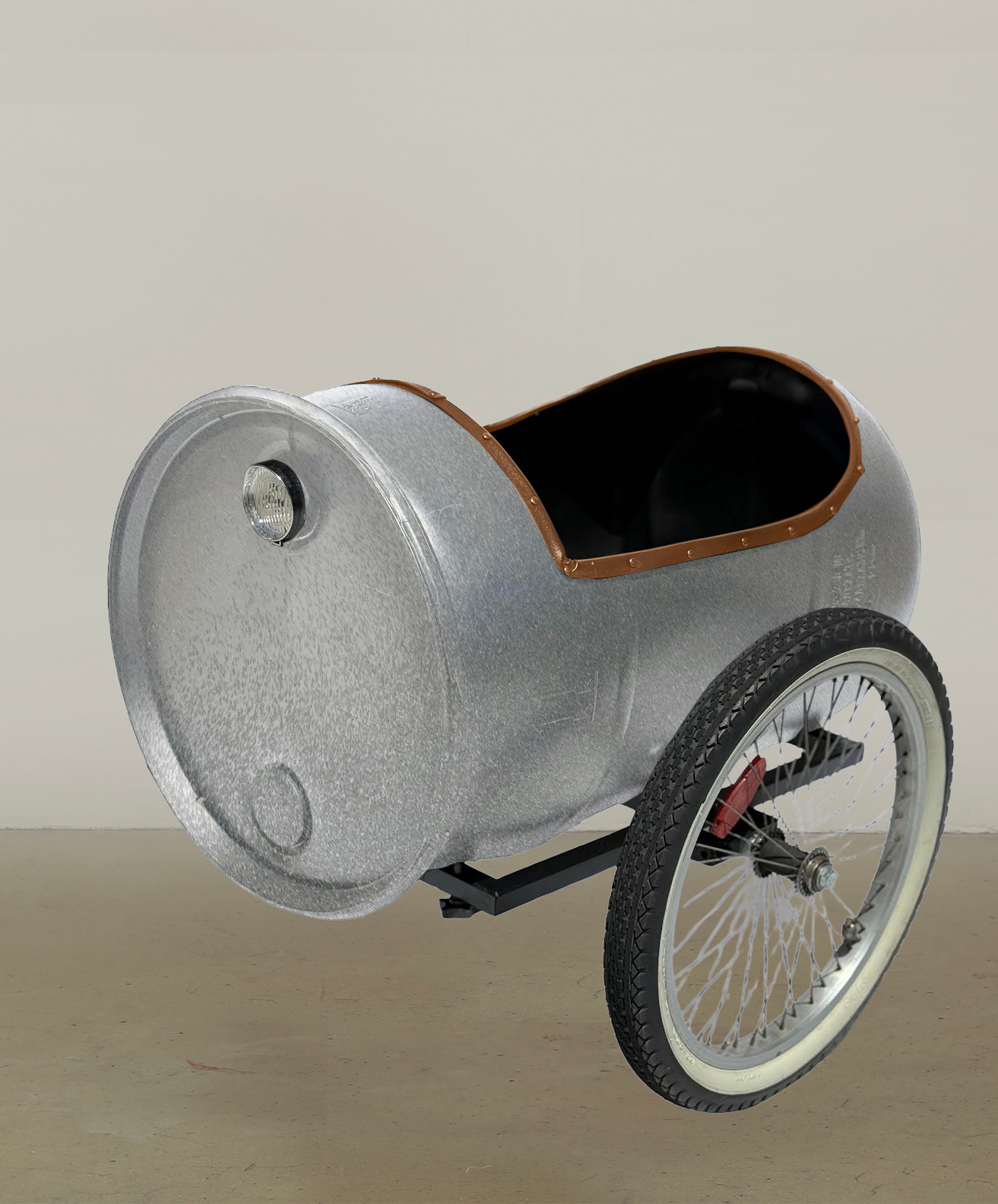 Barrel Bicycle Sidecar for Pets