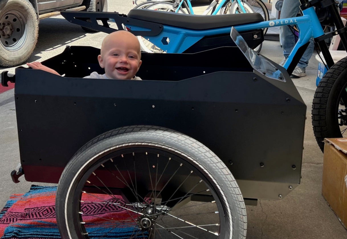 Bicycle Sidecar with baby